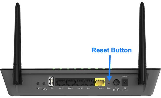 Reset on Router